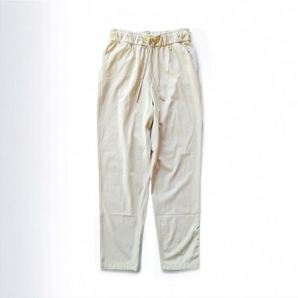 Lululemon Keep Moving Stretch High Rise Elastic Drawstring Pants Women 6 Trench - Picture 7 of 15